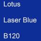 Preview: Lotus, Laser Blue, B120.